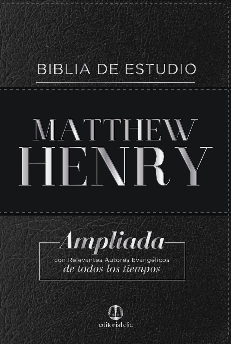 Biblia Estudio Matthew Henry RVR Piel Fabricada | Matthew Henry | Editorial Vida