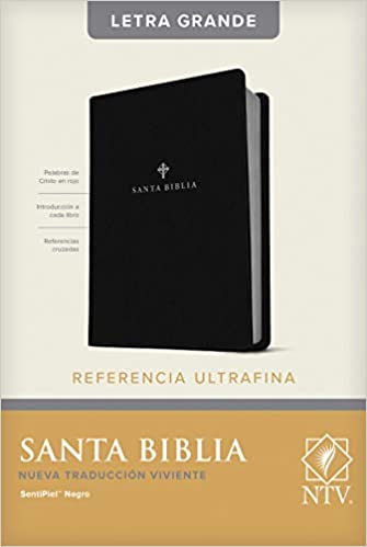 Biblia NTV - Ultrafina, negra. Letra grande